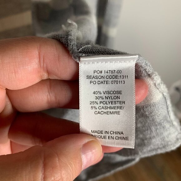 Splendid cashmere blend striped open cardigan - Picture 4 of 4